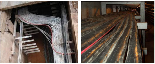 聚華感溫光纜敷設(shè)